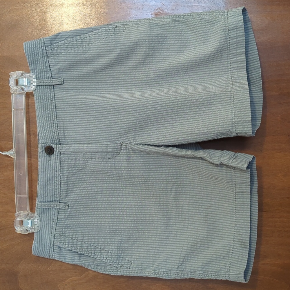 Talbots Girlfriend Seersucker Stripe Shorts